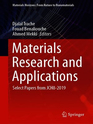 cover image of Materials Research and Applications